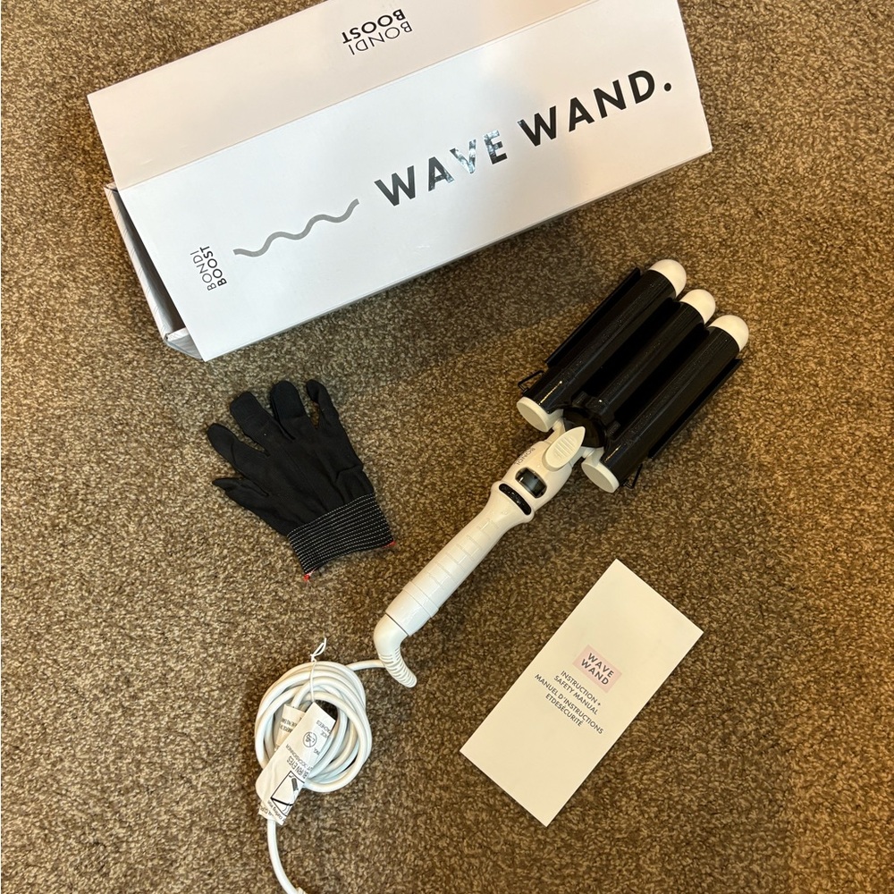 Bondi Boost Wave Wand - Black and White